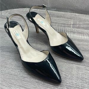 BODEN Spain Made Leather Pointy Toe Open Heel Shoes. EU37.